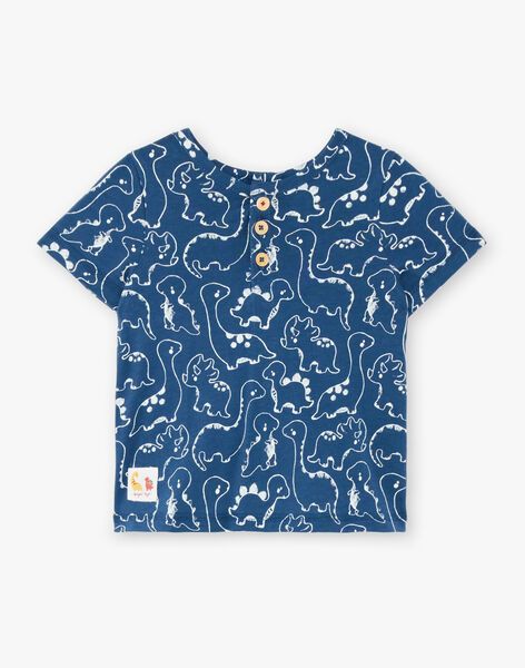 Тениска с принт на динозаври