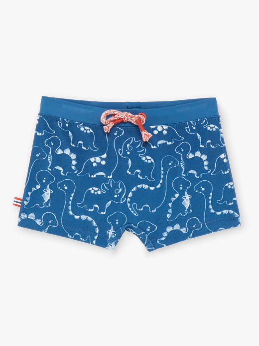 Син бански на динозаври за бебе момче 21E4BGX1MAI