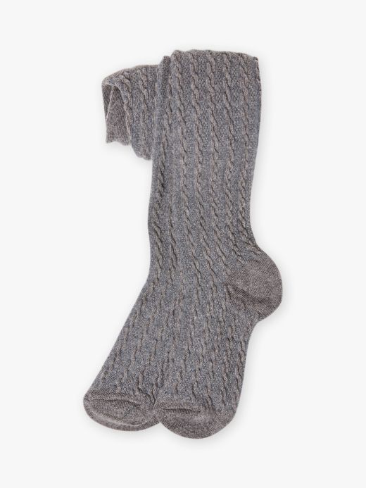 Сиви чорапогащи за бебе момиче 21H4PFB2COT.