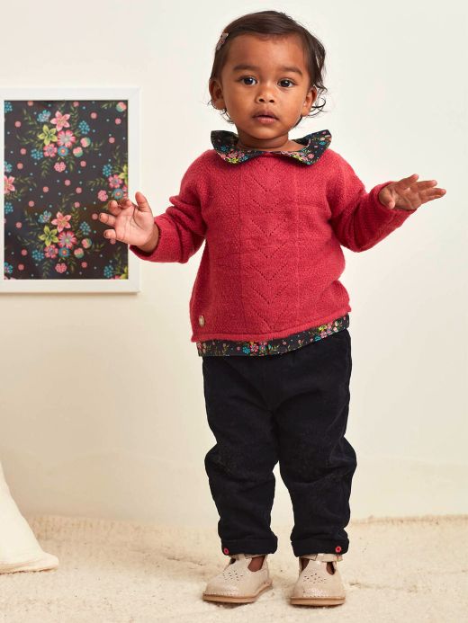  Панталони от кадифе за бебе момиче 21H1BFM1PAN