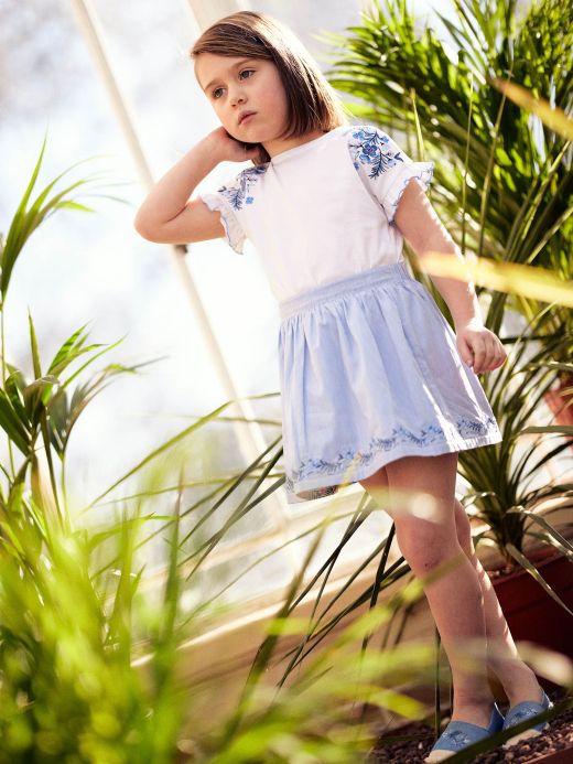 Двулицева памучна  пола CYAJUPETTE 