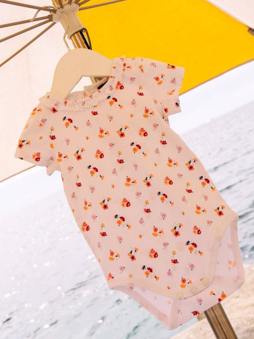 Боди с флорален принт CAZARA 