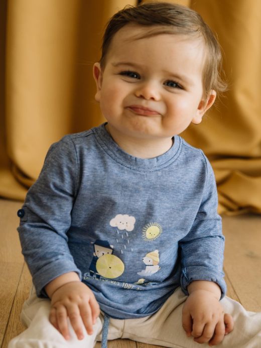 Блуза с релефен мотив DABILLY 