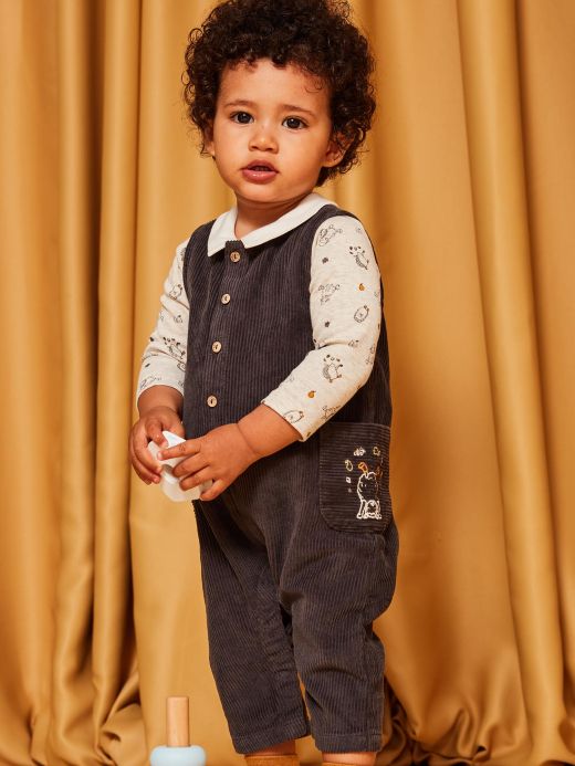 Гащеризон от  ситно рипсено кадифе DALOUIS