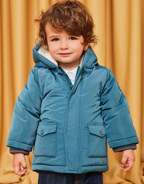 ПАРКА С КАЧУЛКА ЗА БЕБЕ МОМЧЕ  DIROMEO