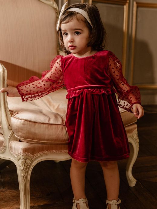 Елегантна рокля с волани DAVERA 