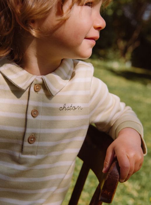 Поло тишърт с десен GADAVID