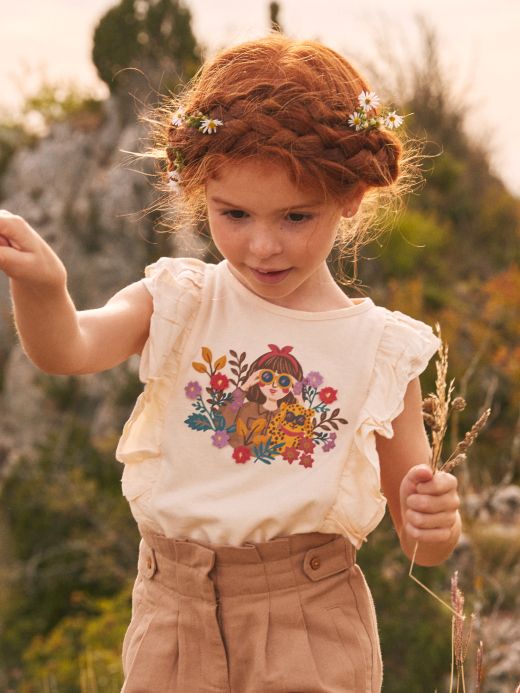 БЛУЗА С ВОЛАНИ KIMIETTE 
