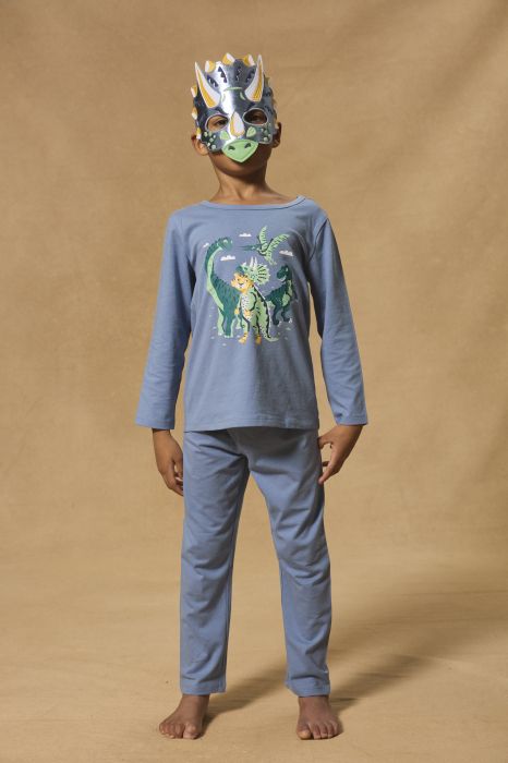 ДЕТСКА ПИЖАМА С МОТИВ НА  ТРИЦЕРАТОПС MUIMAGE 