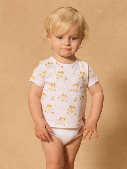 БОДИ-ТЕНИСКА С МОТИВ ЗА БЕБЕ МОМЧЕ   MAMALO 