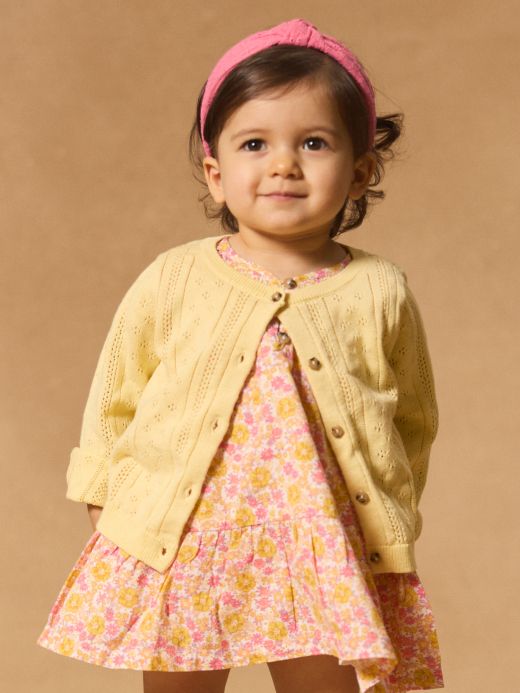 ЖИЛЕТКА ОТ АЖУРНА ПЛЕТКА ЗА БЕБЕ МОМИЧЕMANADIA