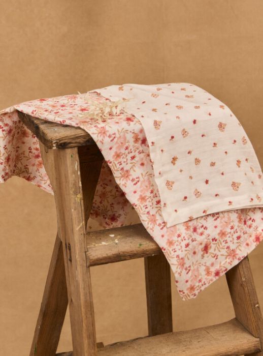 КОМПЛЕКТ ОТ 2 БРОЯ ОРГАНИЧНИ ПАМУЧНО-МАРЛЕНИ ПЕЛЕНИ NOVA 