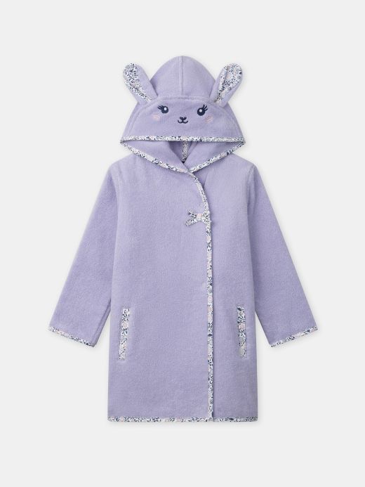 ХАВЛИЕН ХАЛАТ С КАЧУЛКА С МОТИВ 