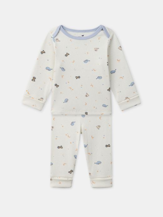 ПИЖАМА ОТ ДВЕ ЧАСТИ ЗА БЕБЕ МОМЧЕ