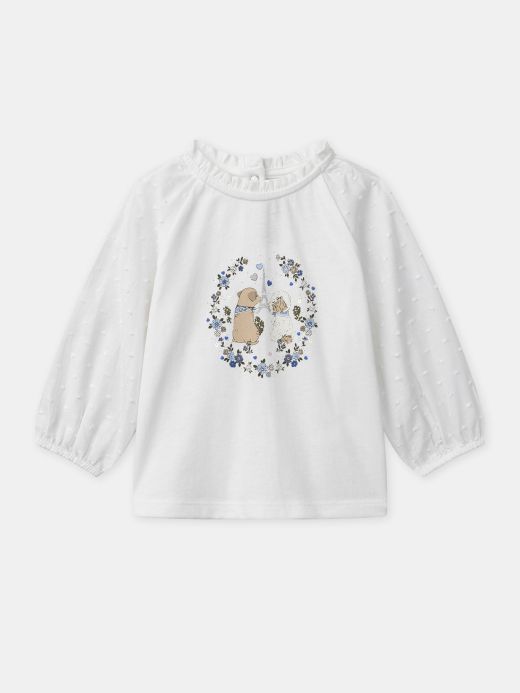 БЛУЗА ЗА БЕБЕ МОМИЧЕ 