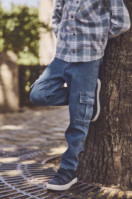 КАРГО ПАНТАЛОН SLIM ЗА МОМЧЕ 