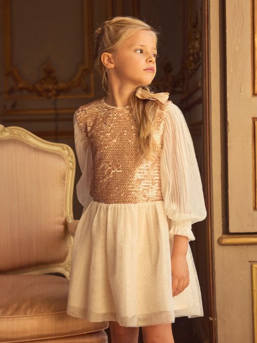 РОКЛЯ С ПАЙЕТИ И ТЮЛ 