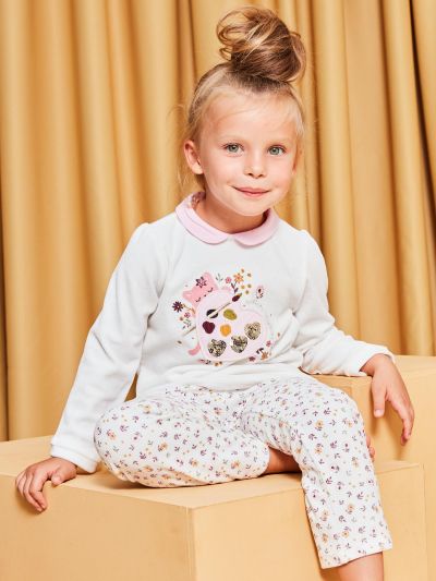 Плюшена пижама с мотив  DOUKAETTE