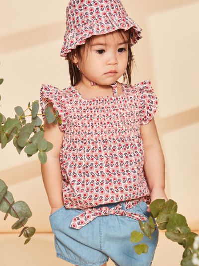 Блуза ot poplin s desen FAWYLENE