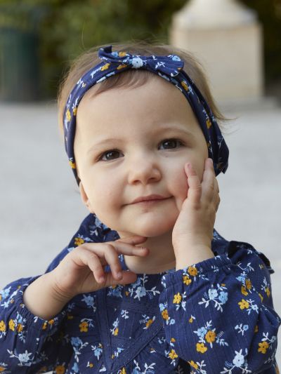 Лента за коса с флорален десен  GAELISA