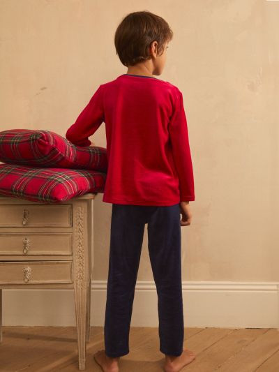 ПЛЮШЕНА ПИЖАМА С КОЛЕДЕН МОТИВ LAPAGE 