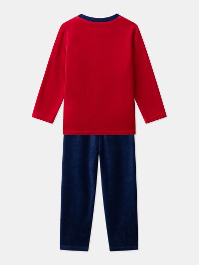 ПЛЮШЕНА ПИЖАМА С КОЛЕДЕН МОТИВ LAPAGE 