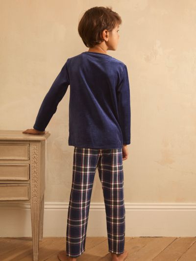 ПЛЮШЕНА ПИЖАМА С КОЛЕДЕН МОТИВ LAPERAGE 