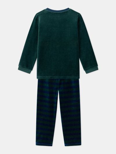 ПЛЮШЕНА ПИЖАМА С КОЛЕДЕН МОТИВ LAPONAGE 