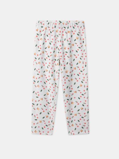 ПЛЮШЕНА ПИЖАМА С КОЛЕДЕН МОТИВ LECLOETTE 