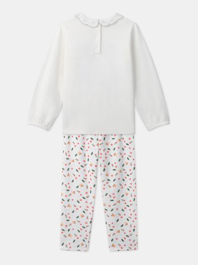 ПЛЮШЕНА ПИЖАМА С КОЛЕДЕН МОТИВ LECLOETTE 