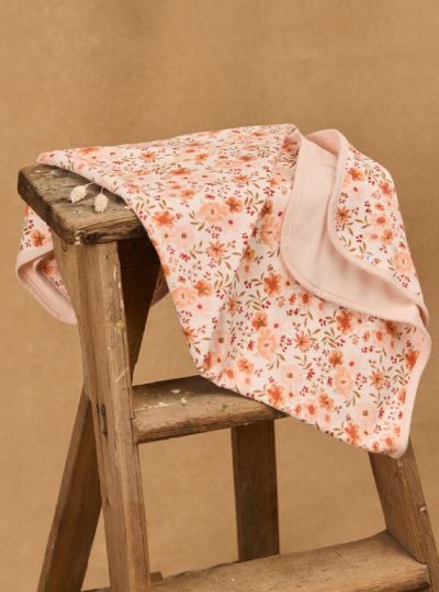 МЕКО ОДЕЯЛО  С ФЛОРАЛЕН ДЕСЕН ЗА БЕБЕ МОМИЧЕ NOEMIA 