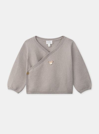 ПЛЕТЕНА ЖИЛЕТКА ЗА БЕБЕ МОМЧЕ NONCE 