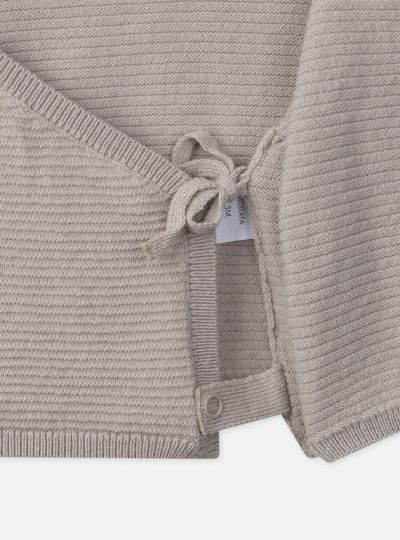 ПЛЕТЕНА ЖИЛЕТКА ЗА БЕБЕ МОМЧЕ NONCE 