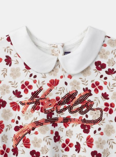 СУИЧЪР С ЕЛЕГАНТНА ЯКА  ЗА МОМИЧЕ NESWETTE 