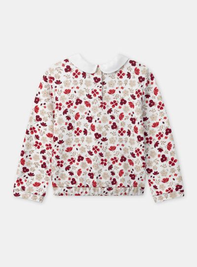 СУИЧЪР С ЕЛЕГАНТНА ЯКА  ЗА МОМИЧЕ NESWETTE 