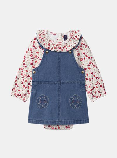 КОПМЛЕКТ ОТ РОКЛЯ С БОДИ NACAMELIA 