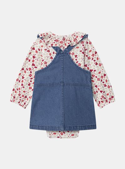 КОПМЛЕКТ ОТ РОКЛЯ С БОДИ NACAMELIA 