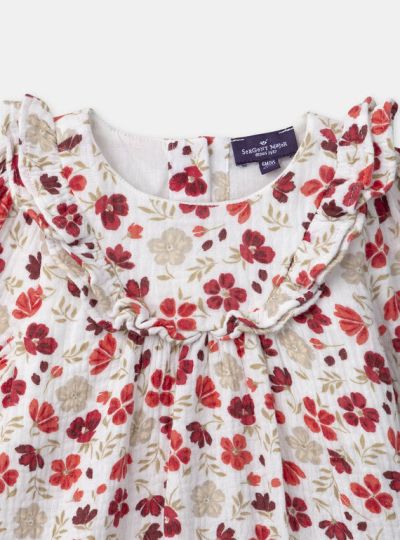 РОКЛЯ С ФЛОРАЛЕН ДЕСЕН ЗА БЕБЕ МОМИЧЕ NACECILE