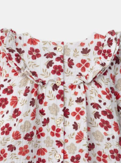 РОКЛЯ С ФЛОРАЛЕН ДЕСЕН ЗА БЕБЕ МОМИЧЕ NACECILE