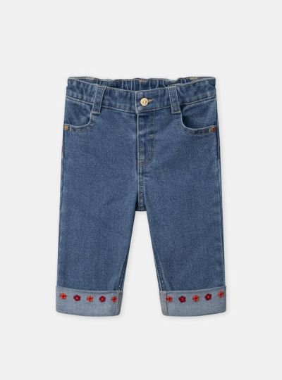 БЕБЕШКИ ДЪНКОВ ПАНТАЛОН С БРОДЕРИЯ NACLARISSE 