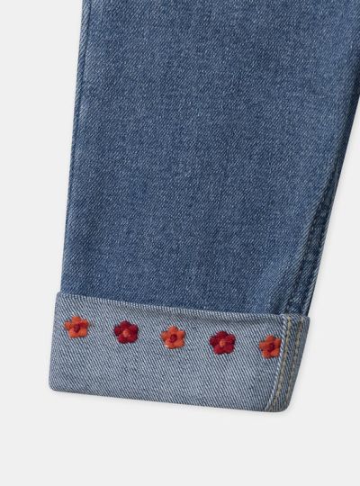 БЕБЕШКИ ДЪНКОВ ПАНТАЛОН С БРОДЕРИЯ NACLARISSE 