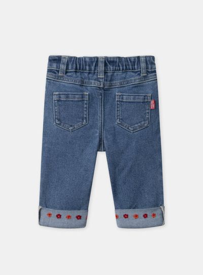 БЕБЕШКИ ДЪНКОВ ПАНТАЛОН С БРОДЕРИЯ NACLARISSE 