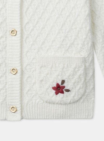 ПЛЕТЕНА ЖИЛЕТКА ЗА МОМИЧЕ NIGIGIETTE 