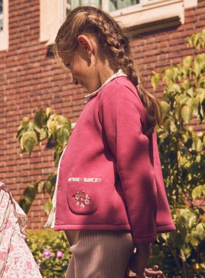 САКО С ФЛОРАЛНА БРОДЕРИЯ ЗА МОМИЧЕ NIFLECETTE 