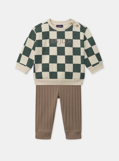 КОМПЛЕКТ ОТ ДВЕ ЧАСТИ ЗА БЕБЕ МОМЧЕ NAFRED 