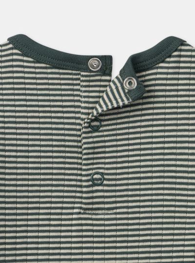 БОДИ ОТ ПАМУК С ДЕСЕН ЗА БЕБЕ МОМЧЕ NAFABRICE 