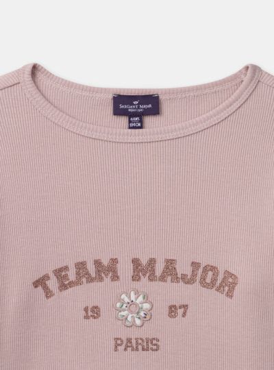 БЛУЗА С ВОЛАНИ ЗА МОМИЧЕ NAEPLETTE 