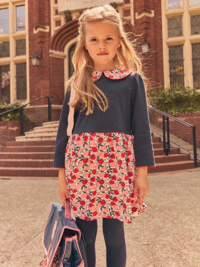 РОКЛЯ ОТ ДВЕ МАТЕРИИ С ЕФЕКТ 2 В 1 NOBIMAETTE