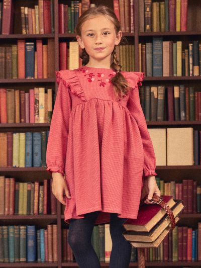 РОКЛЯ ЗА МОМИЧЕ С ФЛОРАЛНА БРОДЕРИЯ NOMINETTE