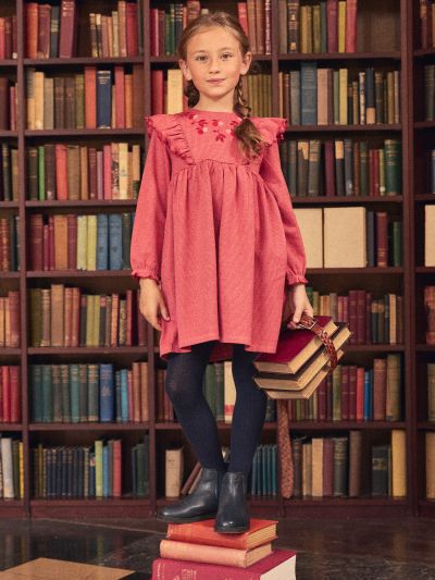 РОКЛЯ ЗА МОМИЧЕ С ФЛОРАЛНА БРОДЕРИЯ NOMINETTE